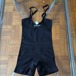 Bronzini Black faja Romper